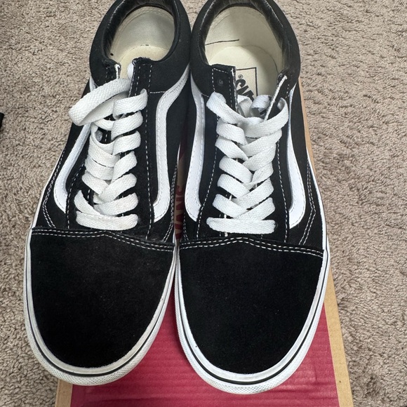 Vans Old Skool Plat Black and White Sneakers - Picture 3 of 4